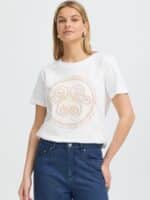 Fransa T-Shirts Frzary - White2