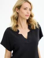 In Front Bluse Paloma - Sort2