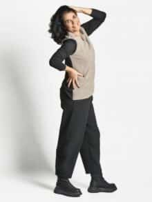 My Soul Crincle Bluse - Sand1