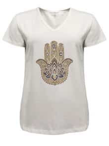 Costa Mani Hamsa T-Shirt - White