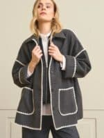 Costa Mani Tens Jakke - Dark Grey1