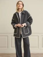 Costa Mani Tens Jakke - Dark Grey3