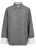 Co´Couture Penny Pin Skjorte - Mid Grey