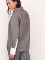 Co´Couture Penny Pin Skjorte - Mid Grey2