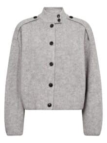Co´Couture Row Ullity Cardigan - Grå