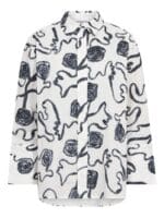 Co´Couture Skjorte Elric Flower - Navy