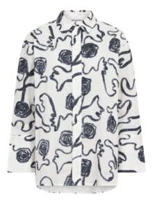 Co´Couture Skjorte Elric Flower - Navy