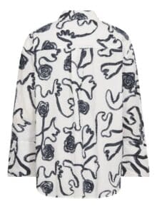 Co´Couture Skjorte Elric Flower - Navy1