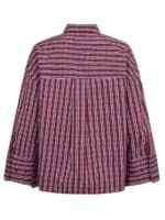 Co´Couture Skjorte Renee Check - Berry Red1