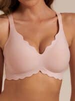 Femifemme Bh SoftScallop - Soft Pink
