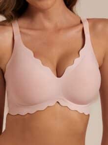 Femifemme Bh SoftScallop - Soft Pink