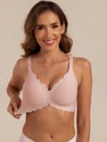 Femifemme Bh SoftScallop - Soft Pink3