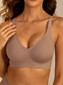 Femifemme FlexiComfort Bøjlefri BH - Soft Mocha