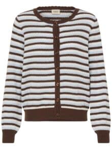 Fransa Caia Cardigan - Rain Drum