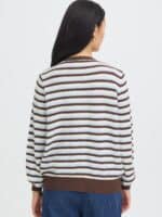 Fransa Caia Cardigan - Rain Drum3