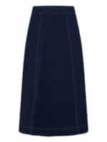 Fransa Chicago Nederdel - Raw Blue Denim