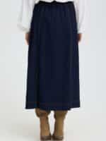 Fransa Chicago Nederdel - Raw Blue Denim3