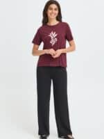 Fransa Frerica T-shirt - Royal Pink4
