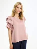 In Front Bluse Alexandra - Rose