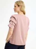 In Front Bluse Alexandra - Rose1