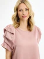 In Front Bluse Alexandra - Rose2