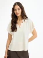 In Front Bluse Paloma - Cream