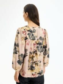 In Front Quinn Bluse - Rose1