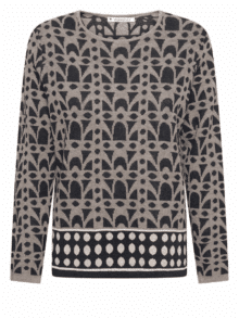 Mansted Strik veronica Farve dark charcoal