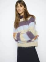 Mos Mosh MMSuvi Stripe Strik - Sweet Grape2