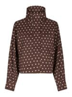 Neo Noir Callisa Dot Jakke - Brown