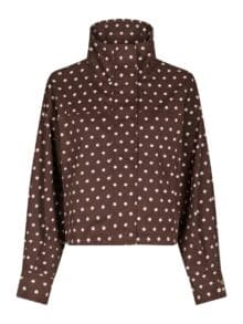 Neo Noir Callisa Dot Jakke - Brown