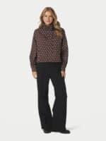 Neo Noir Callisa Dot Jakke - Brown4