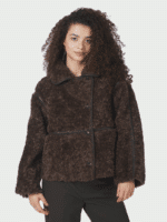 Neo Noir Jakke Castor Faux Fur Jacket