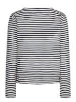 Red Button Terry T-Shirt - Navy1