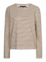 Red Button Terry T-Shirt - Praline