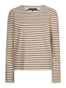 Red Button Terry T-Shirt - Praline