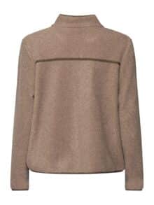 Red & Green Fleece Jakke Sky - Dark Sand1