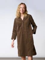 Red & Green Kjole Dixi - Dark Brown3