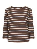Red & Green T-Shirt Croco - Dark Brown
