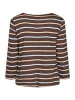 Red & Green T-Shirt Croco - Dark Brown1