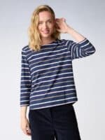 Red & Green T-Shirt Croco - Navy2