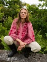 Sissel Edelbo Bluse Juliane - Rød2