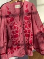 Sissel Edelbo Bluse Juliane - Rød3