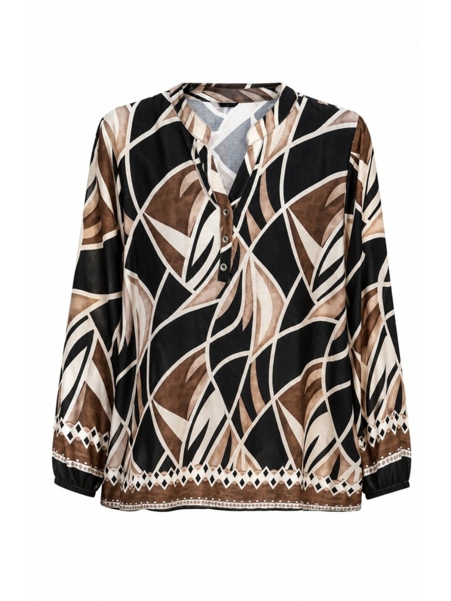 2-Biz Bluse Eja - Black Mix