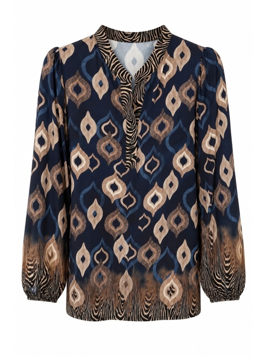 2-Biz Bluse Eline - Blue