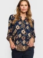 2-Biz Bluse Eline - Blue1