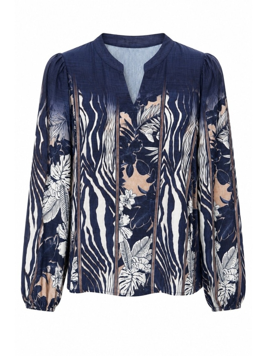 2-Biz Bluse Lise - Blue