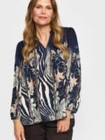 2-Biz Bluse Lise - Blue1