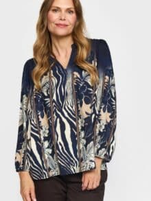 2-Biz Bluse Lise - Blue1