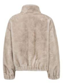 Co'Couture Casiocc Teddy Jakke - Light Grey1